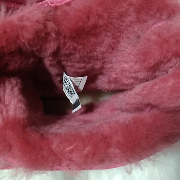 NWOT UGG Eva Bow Sheepskin & Fur Boots Sz.5 - Picture 14 of 16